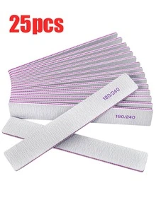 50pcs/25pcs/10pcs/5pcs/3pcs/1pc Nail Files, Professional 180/240 Grit Nail Files Double Sided Emery Board Washable Emery Boards Reusable Nail Buffers Nail Supplies,Nail Tools,Nail Art Tools,Back To School,Nails,Nail Tools - Multicolor - View 13