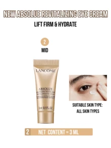Lancôme Kem dưỡng mắt Lancome New Absolue, 20/5/3/1ml, nâng cơ và làm săn chắc, làm sáng da, dưỡng ẩm vùng mắt, chống nếp nhăn, làm mờ quầng thâm, tăng cường và phục hồi da, các thành phần đa tác dụng giúp vùng mắt căng mọng và săn chắc, rạng rỡ trẻ trung, phù hợp với mọi loại da, học sinh, nhân viên văn phòng, đi làm hàng ngày, ở nhà và khi đi du lịch, món quà lý tưởng cho bạn bè và gia đình, nhỏ gọn và dễ mang theo, sản phẩm chăm sóc mắt thiết yếu hàng ngày. - Kem dưỡng mắt Lancôme Absolue - Xem 14
