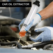 200/500ml Automotive Brake And Transmission Fluid Dual Purpose Manual Oil Pump - A Portable Handheld Tool With An Ergonomic Handle, Durable Plastic Structure, Easy-To-Use Automotive Maintenance And Repair Design, And Automotive Repair Parts Oil Pump - A - View 5