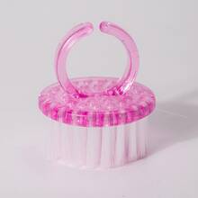 2pcs New Mini Nail Ring Brushes,Multi-Functional Brush For Nail Care Dust Brushes,Nail Cleaning, Nail Dust Removal And Dirt Cleaning Nail Art Tools Small Brushes - Multicolor - View 8