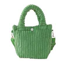 1pc Customized Embroidered Name Corduroy Crossbody Bag | Cute Small Square Bag For Women | Personalized Monogram Bag | Soft Corduroy Material, Retro Style, Lightweight & Versatile For School, Commute, Travel, Daily Use | INS Style | Birthday, Bestie, Girlfriend, Valentine's Day, Christmas, New Year Personalized Gift