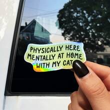 Bán sỉ tem dán vinyl bất đối xứng "Trái tim tôi thuộc về chú mèo của tôi" - Thích hợp cho các bề mặt gỗ, nhựa, thủy tinh, kim loại, gốm sứ - Sử dụng trong nhà/ngoài trời, đồ dùng học tập, mùa tựu trường. - Nhiều màu - Xem 3