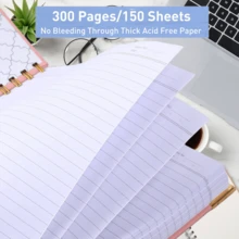 Sổ tay bìa cứng 300 trang, họa tiết cây cổ điển, gáy xoắn, khổ lớn A5/B5, kẻ dòng dành cho sinh viên, có 2 ngăn đựng tài liệu và 24 tab chỉ mục, phù hợp cho cả nam và nữ, dùng đi học, đi làm và ở nhà, giấy dày 100gsm, quà tặng sổ tay cao cấp cho mùa tựu trường. - Nhiều màu - Xem 4