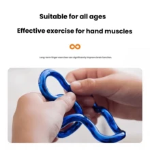 tangle 官方扭扭玩具经典系列减压玩具，多动症专注力训练手指玩具，光滑质地，放松身心 - 扭扭樂解壓玩具-大手經典-青檸碧 - 查看 5