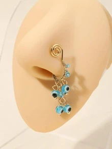 1 chiếc khuyên mũi hình ngôi sao đính đá, trang sức thời trang dành cho nữ, thích hợp làm quà tặng dự tiệc cho bạn bè. - Nhiều màu - Xem 9