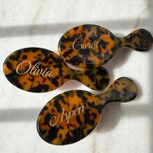 Personalized Name Comb, Custom Mini Hair Comb, Engraved Purse Comb, Custom Hairbrush, Bridesmaid Gift, Gift For Her Engraved Comb, Purse Comb, Travel Comb, Engraved Name Comb, Personalized Comb, Custom Name Comb, Personalized Barrette, Custom Engraved Comb, Bridesmaid Gift, Wedding Gift, Custom Hair Comb, Monogram Comb, Christmas Gift - Multicolor - View 4