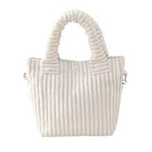 1pc Customized Embroidered Name Corduroy Crossbody Bag | Cute Small Square Bag For Women | Personalized Monogram Bag | Soft Corduroy Material, Retro Style, Lightweight & Versatile For School, Commute, Travel, Daily Use | INS Style | Birthday, Bestie, Girlfriend, Valentine's Day, Christmas, New Year Personalized Gift