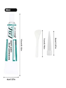 Anti-Slip Soft Adhesive - Waterproof Quick-Drying Cooling Gel For Shoes/Grip, Suitable For Elderly And Diabetics - Transparent Anti-Slip Paste For Socks, High Heels, Wooden-Soled Shoes - Easy To Use, Instant Grip, Suitable For Wet/Rainy/Icy Conditions - Long-Lasting Wear-Resistant Formula - Multicolor - View 11