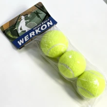 Paquete de 3 pelotas de tenis duraderas con bolsa de malla ​       Pelotas de Tenis Sin Presión, Paquete de 3 - Set de Entrenamiento de Máxima Durabilidad: 3 Pelotas de Tenis Ultra-Duraderas en una Bolsa de Malla - 1 - Ver 5