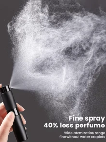 2pcs + 4pcs Accessories 8ML Refillable Rotating Perfume Travel Spray Bottles, Includes 2pcs Spray Bottles, 1pc Funnel, 1pc Dropper, 1pc Spring Straw, 1pc Dispenser, Mini Portable Refillable Atomizer