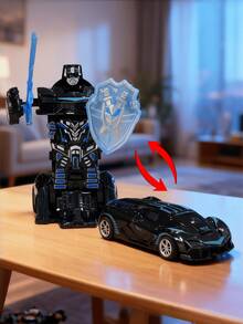 創意趣味汽車變形機器人模式，兒童玩具，玩具車，機器人，玩具，聖誕節，男孩玩具，兒童遊戲，返校季，跑車 - 彩色 - 查看 13