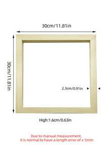 DIY Frame Kit, Canvas/Oil Painting Frame Set, Self-Installation Or Pre-Assembled, For Home Room And Office Decor, Christmas & Valentine's Day Gifts - Apricot - View 11