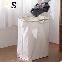 1 Set große & kleine faltbare Wäschekorb aus Leinen, Haushalt Schmutzwäsche Aufbewahrungskorb, Schlafzimmer & Badezimmer Schmutzwäsche Korb, tragbares Wäscheutensil, Multifunktions Wäsche Sortierkorb, Badezimmer Aufbewahrungskorb - Khaki - Übersicht 17