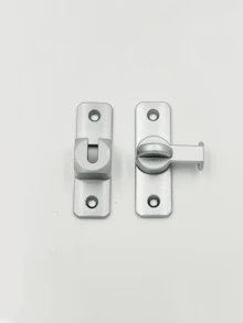 1pc 90/180 Degree Reversible Barn Door Lock, Privacy Protection - Safety Latch, Suitable For Barn Doors, Windows, Garden, Cabinets, Bathrooms, Sliding Doors Hardware - Multicolor - View 9