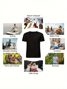 Cotton T-Shirt Top Quality Noob And Professional Gamer Will Do Chores For  Unisex T-Shirt Y2K,Oversize Plus Size Men's S To 5XL,Summer Tee Graphic Hoodies - màu đen - Xem 4