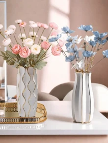 1pc European Luxury General Bottle Storage Jar, Home Living Room Foyer Display Vase - Multicolor - View 7