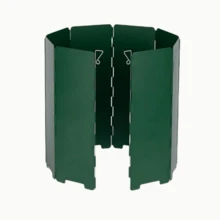 1个户外露营炉灶挡风罩，可折叠燃气炉挡风罩，便携式防风罩，适用于篝火、野餐、烹饪，黑色 - 彩色 - 查看 10