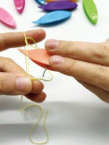 9件套彩色梭芯，适用于手工蕾丝编织，纱线顺滑流畅，穿线方便，是蕾丝和珠宝制作的理想配件 - 彩色 - 查看 4