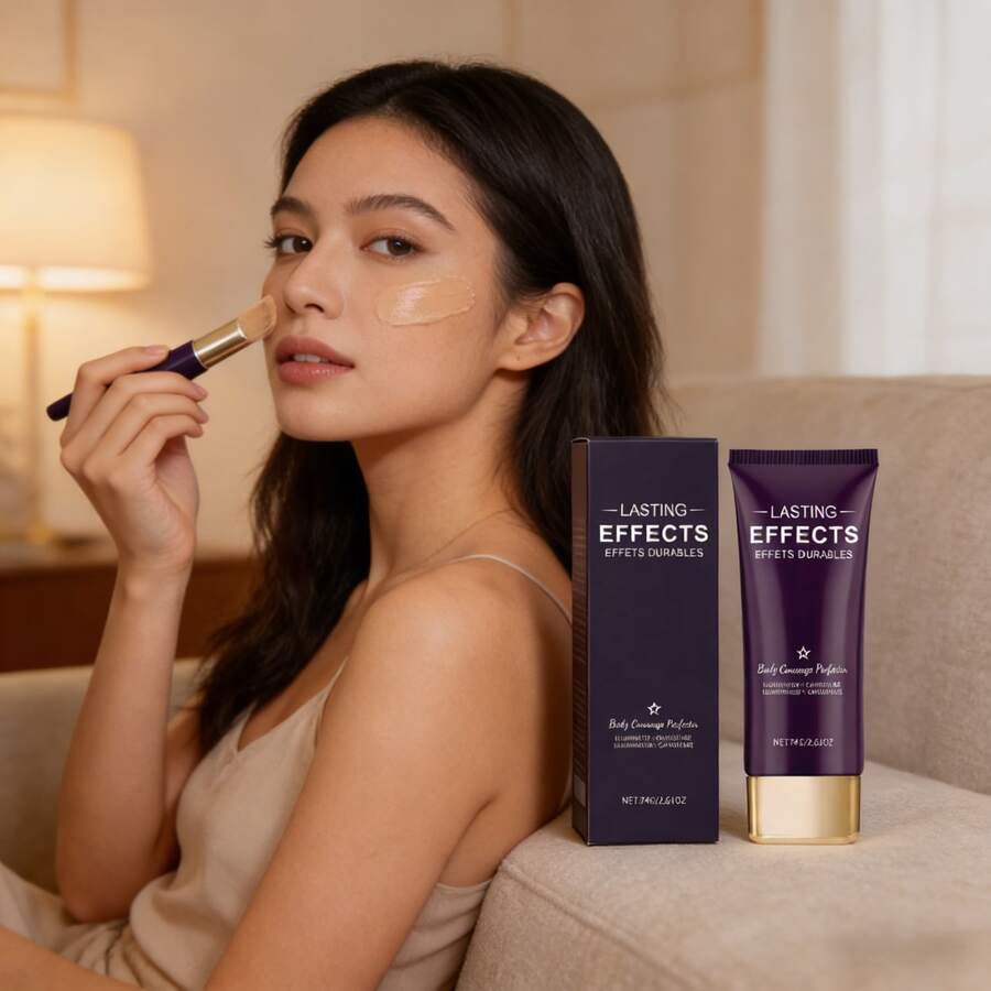 [74g]Base Líquida de Cobertura Total Acabado Natural|Cubre Cicatrices, Tatuajes y Manchas|Textura Ligera, No se cuartea|Perfecta para Uso Diario, Bodas y Fiestas|Envío Gratis,regalos para hombres y mujeres adecuados para San Valentín, Año Nuevo, cumpleaños, bodas y fiestas,maquillaje para mujer,maquullaje,cosmética,skincare,gloss,ofertas,Envío Gratis