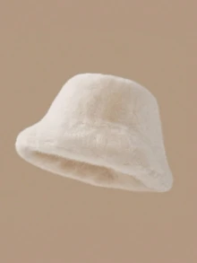 新款时尚个性化高品质男女通用仿毛皮耳罩帽，秋冬季日式大头围加厚保暖防风渔夫帽，非常显脸型 - 毛絨漁夫帽 - 查看 11