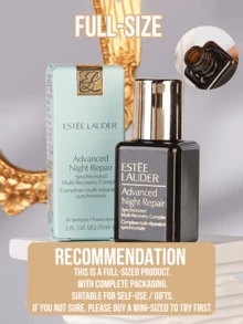 Estée Lauder 密集修护精华液，高级面部精华，有1.5/7/15毫升三种规格可选，3天内对抗“夜间疲劳老化”，提亮肤色26%，2周内减少顽固皱纹10%，提升肌肤紧致度10%，全面修护光损伤，93%的用户认可更快恢复，89%的用户认可效果更佳，蕴含发酵酵母提取物和猴面包树籽提取物，值得信赖的细胞级夜间修护，适合所有肤质。 - 雅詩蘭黛特潤修護肌活精華露 - 查看 5