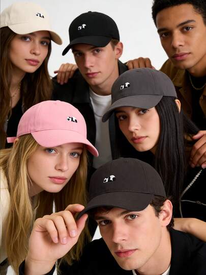 A Retro Embroidery Hats For Men Hats For Women, All-Season Spring SummerAutumn Winter Wearable Adjustable Strap Suitable For Valentine's Day Weddings Christmas School Season Father's Day Outdoor Sports Travel Sun Protection Essential Gifts For Men &Women Niche Customizable Trucker Hat Available In Black Pink Purple Yellow Casual Headwear