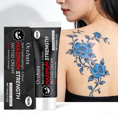 OceAura Tattoo Moisturizing & Nourishing Gel – Skin-Friendly Formula To Enhance Ink Vibrancy And Lock In Moisture. Gentle For New & Existing Tattoos, Helps Prevent Dryness, Ideal For Festivals, Body Painting And Special Occasions. Suitable For All Skin Types
