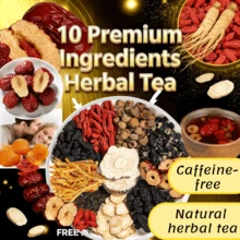 30bags Ginseng Ten Treasures Tea Formula - Premium Ingredients Selected - Ginseng Five Treasures Kidney Tonic Tea - Ginseng Six Treasures Tea, Ten Treasures Tea, Five Treasures Kidney Tea | Ginseng Maca Extract | Natural Herbal Tea, Men's Kidney Tonic Herbal Tea, 30-Count, Herbal Blend Health Drink, Natural Ingredients, Traditional Formula, Herbal Plants, Ginseng Extract - 1pc - View 1