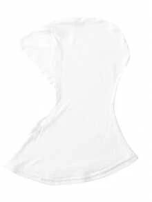 1/2件装穆斯林女士粘胶纤维头巾内衬，弹性针织颈部和下巴遮盖头巾帽即时内衬头巾 - 女士頭巾帽 - 查看 9