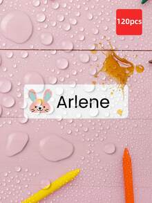 1/30/60/120/240pcs Customizable Name Stickers, Waterproof Fashion Stationery Labels, Cute Cartoon Animal Pattern Stickers, Personalized Transparent Name Labels, Customizable Waterproof Oil-Resistant Transparent Stickers, Paper Name & Number Classification Labels, Suitable For Home Storage, Tools, Files, Luggage And Other Item Identification, Can Be Given As Gifts To Friends, Classmates Etc. During Back To School Season - Multicolor 2 - View 21