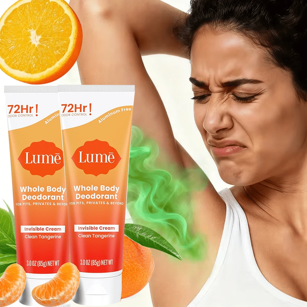 2pcs Underarm Deodorant Balm, All-Over Deodorant - Invisible Cream Stick - 72-Hour Odor Protection - Aluminum-Free, Baking Soda-Free, Suitable For All Skin Types - nhiều mùi hương - Xem 1