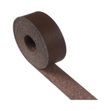 Lychee Pattern Leather Strap, Brown 71 Inches Long 1 Inch Wide, Suitable For DIY Craft Projects, Pet Collars, Traction Ropes, Belts, Keychains, Watch Straps