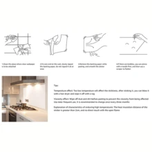 Plastic Static Adsorption Wall Protective Film - Waterproof, Oil-Proof, Removable Film, Suitable For Kitchen, Tiles, Home, Dorm Decor - No Glue Needed, Easy To Clean, No Electricity Required - Multicolor - View 8