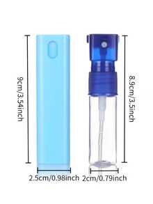 10毫升珍珠链便携式香水喷雾 | 可填充旅行喷雾器，可爱钥匙扣，可挂在手提包/背包上，防漏化妆品喷雾器，迷你香水瓶，非常适合女性和女孩，理想的礼物，采用塑料和锌合金制成，实用精致 - 彩色 - 查看 10