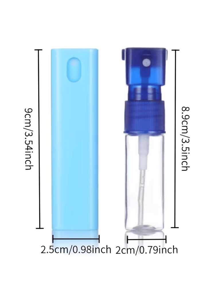 10毫升珍珠链便携式香水喷雾 | 可填充旅行喷雾器，可爱钥匙扣，可挂在手提包/背包上，防漏化妆品喷雾器，迷你香水瓶，非常适合女性和女孩，理想的礼物，采用塑料和锌合金制成，实用精致 - 彩色 - 查看 1