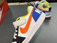 Nike New Kids' Hook And Loop Lightweight Sneakers - Black and White/orange - View 7