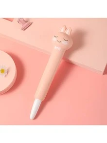 卡通减压挤压圆珠笔，0.5mm软橡胶动物造型减压笔，学生考试练习笔，文具。动物造型减压笔，慢回弹挤压圆珠笔，ins风，高性价比学生书写签名笔，高性价比减压挤压笔，水果动物造型软橡胶圆珠笔，学生文具奖品。 - 黑色 - 查看 7