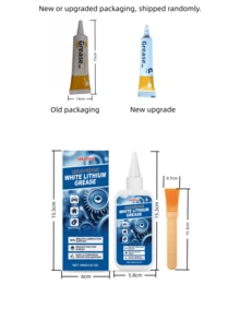 Jack Heavy Duty White Lithium Grease, Suitable For Metal Auto Maintenance, Multi-Purpose Rust Prevention Lubricant And Cleaner - Multicolor - View 7