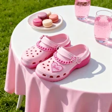 Barbie Series Pink Surfboard-Shaped Shoe Charms Shoe Buckle Shoe Lace Charms For Hole Shoes Decoration Charms Fashion DIY Shoe Accessories - Pink - View 2