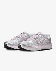 Nike P6000 Abrasion Resistant Low Top Racing Track & Field Competition Running Shoes Women's White Silver BV1021-108 - Hồng - Xem 4