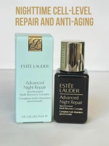 Estée Lauder 密集修护精华液，高级面部精华，有1.5/7/15毫升三种规格可选，3天内对抗“夜间疲劳老化”，提亮肤色26%，2周内减少顽固皱纹10%，提升肌肤紧致度10%，全面修护光损伤，93%的用户认可更快恢复，89%的用户认可效果更佳，蕴含发酵酵母提取物和猴面包树籽提取物，值得信赖的细胞级夜间修护，适合所有肤质。 - 雅詩蘭黛特潤修護肌活精華露 - 查看 6