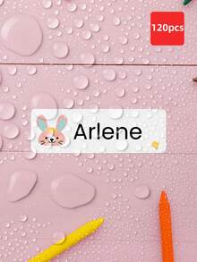 1/30/60/120/240pcs Customizable Name Stickers, Waterproof Fashion Stationery Labels, Cute Cartoon Animal Pattern Stickers, Personalized Transparent Name Labels, Customizable Waterproof Oil-Resistant Transparent Stickers, Paper Name & Number Classification Labels, Suitable For Home Storage, Tools, Files, Luggage And Other Item Identification, Can Be Given As Gifts To Friends, Classmates Etc. During Back To School Season - Multicolor 2 - View 22