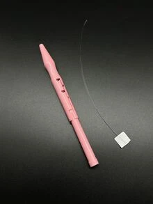 Adjustable Embroidery Awl - Pink & Blue, Easy To Use, Durable Plastic Craft Tool For Creating Intricate Patterns - Multicolor - View 8