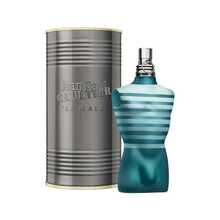 Jean Paul Gaultier Le Male Striped Perfume - Perfect Valentine's Gift For Him | Iconic Silhouette & Rich Fragrance - Blue - View 5