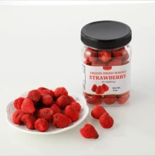ULTHMOK Freeze Whole Strawberry 4Oz No Additives Pure Natural Strawberry Snacks Dried Fruit - WHOLE FREEZE STRAWBERRY - 4 Oz - View 6