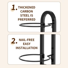 1/2/3/4/5/6层篮球、足球、排球、橄榄球收纳架，重型金属框架，铁质收纳架，多层设计节省空间，易于组装，结构坚固，户外运动器材，便携式篮球网架，室内车库收纳架，篮球迷的完美礼物，适用于家庭、学校、客厅、健身房、运动场等场所。 - 黑色 - 查看 11