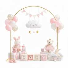 1pcs Arcos para Decorar 2.4*2.1m Arch Decoraciones para una Fiesta Soporte Para Globos Flores para Fiestas,Bodas,Festivales Outdoor Decor - Dorado - Ver 3
