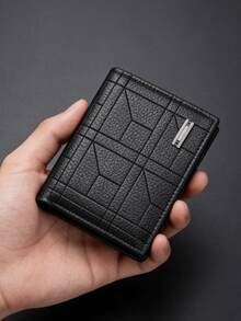 1Pcs Men S Slim Wallet Genuine Leather Multiple Card Slots Cash Pocket Bifold Horizontal Design RFID Blocking Technology Minimalist Style Lightweight Durable Construction Professional Business Wallet Perfect For Daily Carry Office Work Business Meetings Client Presentations Conference Attendance Networking Events Job Interviews Formal Occasions Date Nights Wedding Ceremonies Anniversary Dinners Holiday Parties Travel Abroad Airport Security Hotel Stays Weekend Outings Shopping Trips Commuting To Work University Campus Graduation Ceremonies Casual Fridays Theater Visits Restaurant Dining Bar Gatherings Golf Games Country Club Events Sports Games Music Concerts Outdoor Activities Ideal For Working Professionals Businessmen Executives Students Graduates Travelers Commuters Modern Men Practical Father S Day Birthday Christmas Anniversary Gift - Black - View 8