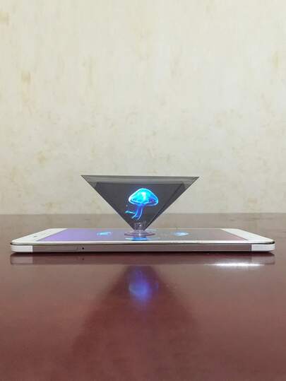 3D Holographic Projector Kit - STEM Education Tool, For Home Learning, Physics Optics Experiments, DIY Science Experiments, Spectrum Analysis, Home Lab Projects | Dynamic Visual Effects | Detailed Imagery, Holographic Display