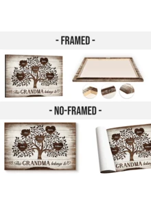 Cháu tôi mang lại niềm vui cho cuộc sống của tôi - Biểu ngữ vải bố cá nhân hóa - Quà tặng cho ông bà, sinh nhật, tốt nghiệp, đa năng, trang trí, có thể tái sử dụng, trang nhã, chất lượng cao, màu sắc tươi sáng, phong cách hiện đại, có thể tùy chỉnh, cá nhân hóa, độc đáo, trang trí nhà cửa - Như được hiển thị - Xem 10